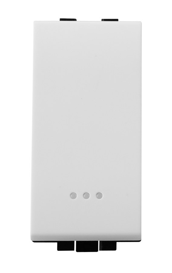 Interruttore unipolare 1P, finitura bianco