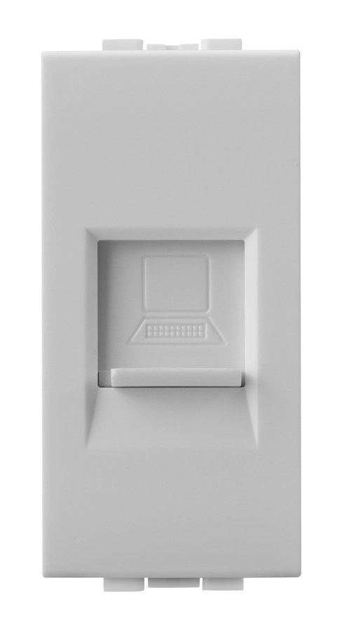 Presa dati RJ45, finitura bianco
