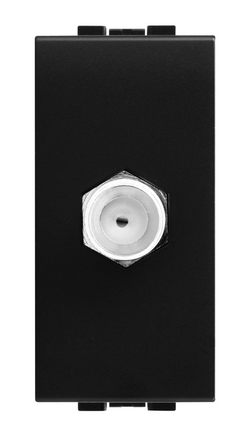 Presa satellitare connettore F, finitura antracite